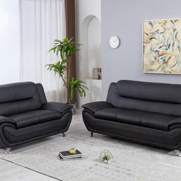 Looking for a sleek and stylish sofa set that will add a touch of elegance to your home or office?
 Look no further than the shirza 3+2 Sofa Set!
This modern design features minimal lines and chrome feet details, making it perfect for any home or office environment. It also offers 3 colour options, so you can choose the one that best suits your style.
Material:	Eco-friendly Faux Leather
Sofa Care:	Wipe with Soft Cloth
Fire Safety:	Compliant with UK Fire Regulations Act.

DELIVERY AVAILABLE