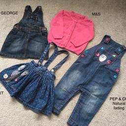 9-12m bundle. All in vgc. Pls see pics for more details. Dungarees have never been worn. From p&sf home. Collection only from lower gornal dy3