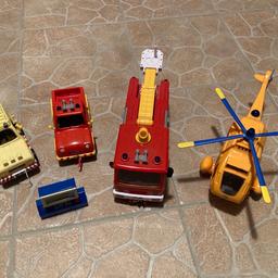 Simba Feuerwehrmann Sam Spielsachen, gebraucht (gesamt € 20,— oder € 3,— - 10,—/Stück, je nach Größe)

Abholung in Radfeld