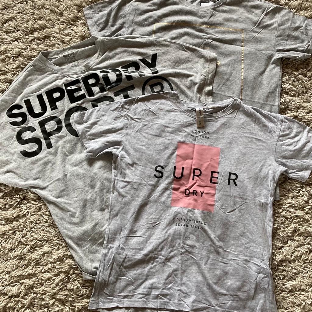 3 x Superdry Grey T-Shirts Size 8. Good Condition.

Collection S64 Area. Can post for additional post & packing fees. I only accept Cash or Bank Transfer & i only post out to UK. 😊 Happy Sphocking!