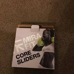 Brand new core sliders. Double sided for a variety of surfaces use to intensify training