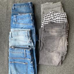 Verschiedene Jeanshosen und Hosen in Größe 34 (Zara Woman, Pull&Bear, H&M, usw.)