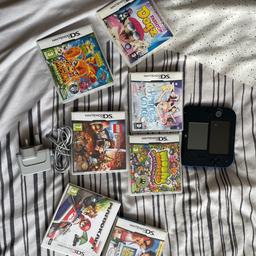 Nintendo ds plus 7 games as shown in picture plus charger in very good condition