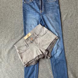 Jeans lang und kurz, Hollister, W 24 (Size 0)