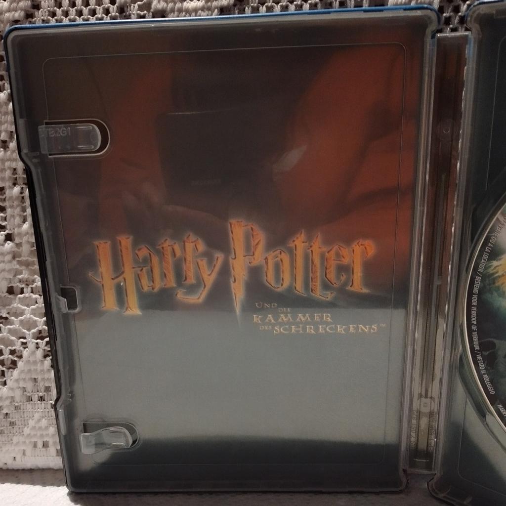 Löse den größten Teil meiner Sammlung auf.

Bluray /Steelbook von Harry Potter UND DIE KAMMER DES SCHRECKENS.

TOP SAMMLERZUSTAND.