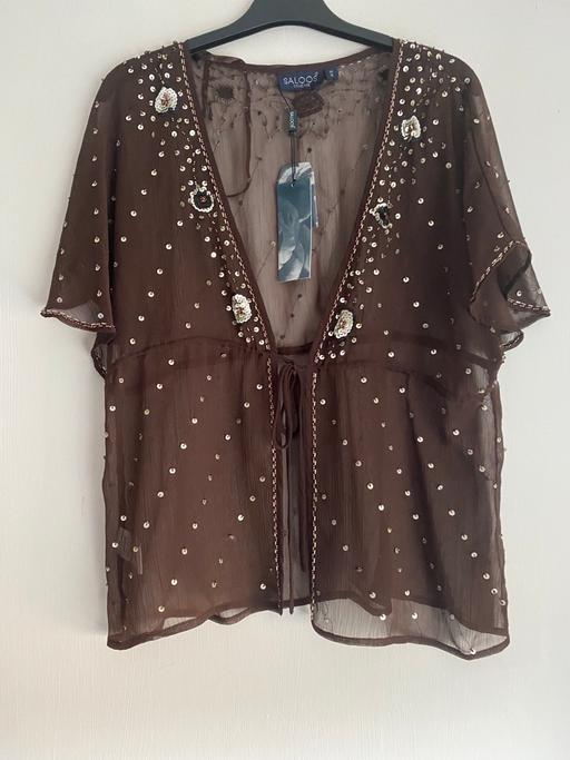 Buy & Sell Hertfordshire Broxbourne - Photos for Saloos -Ladies Chiffon Style Beaded Blouse