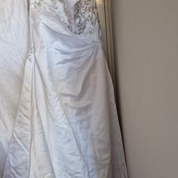 Wedding dress size 14 used in good condition collection only