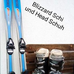 Blizzard Schi Länge 160 cm und passender Head Schuh Größe 26 / 26,5