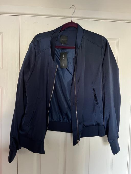 Buy & Sell West Midlands Dudley - Photos for Navy satin bomber jacket (new)