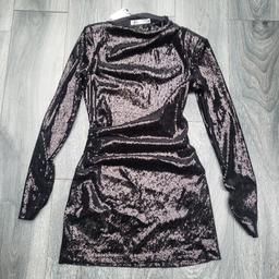 Zara Womens Party & Cocktail Mini Dress Sparkling Black one!
Brand New With Tag !
Size uk ; M/10