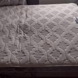 for sale is a king size bed base and mattress is a silver velvet material and the head board is a pale pink velvet material, it has one draw in the base of bed, it's about two years old and only selling it because getting a recliner bed, it has a mark on the mattress where I spilt cola on the bed even though I had a mattress protector on so they don't protect from every thing lol but other than that in good condition, for £70 o.n.o paid over£600 when bought new about two years ago and collection only from stainforth dn75bw