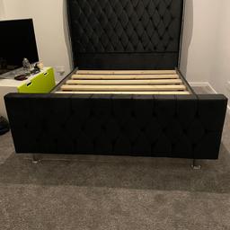 Available in multiple colour choices. 
matching buttons or Diamonte. 

approx 58" high headboard, heavy duty wooden slats.

Double/small double £350

kingsize £400

Superking £500

mattress sold separately 

Delivery and assembly available 
07708 918084