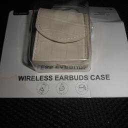 WIRELESS EARBUDS CASE COMPATIBLE WITH AIRPODS 1&2.PACKAGING HAS BEEN TORN BUT OHERWISE UNUSED