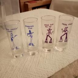 4 decorative shot glasses
As new
Must be collected