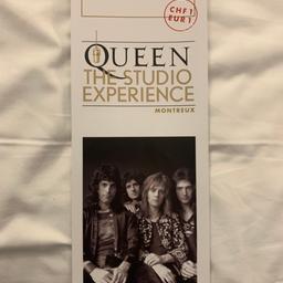 Queen The Studio Tour pamphlet from The Lakeside Studio in Montreaux Switzerland In new condition from a smoke free / pet free home. Collected in person by myself from Queens old studios  Highly Collectable  !!!