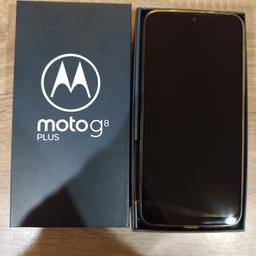 Motorola Moto G8 plus (6,3 Inc FHD U-Notch display, Dolby Stereo speakers, 64 GB/4 GB, Android 9.0, Dual SIM Smartphone), Cosmic blue
Good condition, some very small scratches on screen (see pic) which can't be seen when the screen is on or screen protector fitted.
Flip case or screen protector always fitted.
2x screen protectors provided, plus used flip case, charger, original box and 32mb memory card fitted. Phone is unlocked and factory reset.