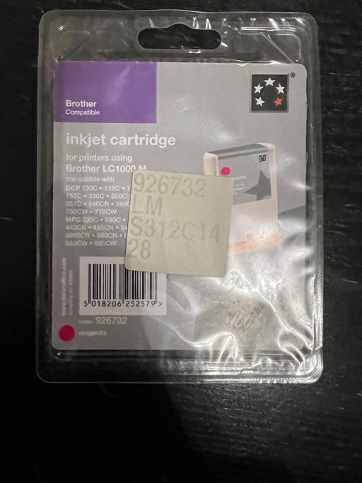 Buy & Sell West Midlands Walsall - Photos for Brother Compatible LC1000M Magenta Ink