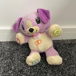 My Pal Violet interactive dog to help with language which you can update to suit your child’s development. Music option too including bedtime lullabies. Batteries needed. Smoke & pet free home. Collection only. REDUCED 