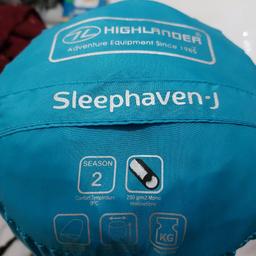 Children's summer sleeping bag, 170x80 cm , light blue in colour, no rips ,good condition.