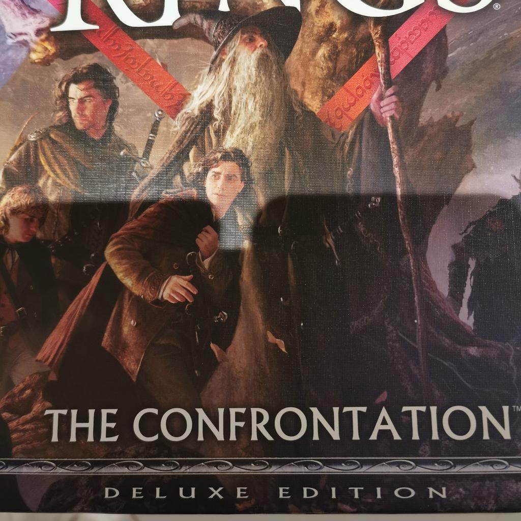 Neues Spiel Lord of the Rings the Confrontation Deluxe Edition in Englisch.
Das Spiel ist neu. Bitte um Preisvorschlag.

Ich schließe jegliche Sachmängelhaftung aus.