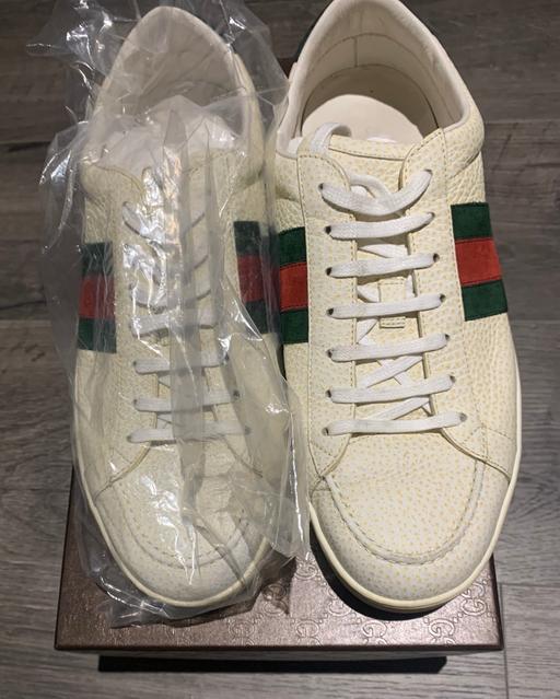 Buy & Sell East London Heron Quays - East London - Photos for Gucci Trainers Ace Leather