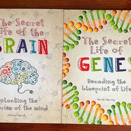 Selling brand new books, unread and unused.

The Secret Life of the Brain
The Secret Life of Gene.

From a smoke and pet free home.