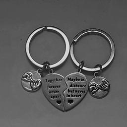 Pinky promise , promised keyrings brand new I have 1 available.
Together forever never apart
Maybe in distance but never in heart
Collection only