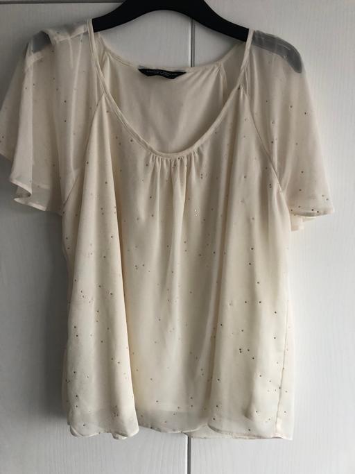 Buy & Sell Leicestershire Oadby and Wigston - Photos for Ladies Cream chiffon blouse