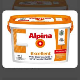 Alpina Exellent weisse Dispersionsfarbe original verpackt und neu!
Beste Deckkraft!