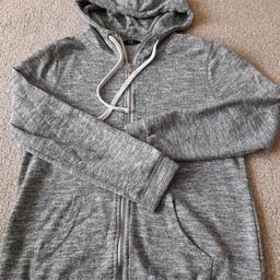 F&F grey flecked ladies hooded full zip top/jacket size 8. Good used condition. Cotton and polyester blend. Machine washable. From smoke and pet free home, check out my other items. Happy to combine postage for multiple purchases or collection from DL5. Thanks for looking.