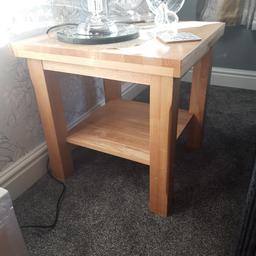 lovely wood side table ..or coffee table.
shelf underneath.
wv11 wednesfield
need gone asap as new furniture arriving .
reduced no offers.