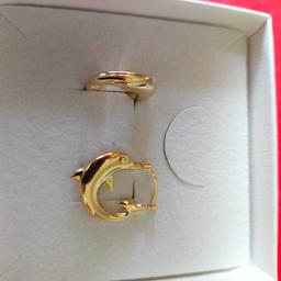 i have for sale a brand new pair of 9ct gold dolphin creoles , fully hallmarked, collection from darlington dl1 or can post,paypal accepted, please do not put in offers with delivery as i cannot access those , and payment to be made on the same day thanks vicky
