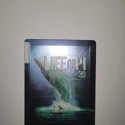 Life of Pi 3D, 2-Disc Collectors Edition, Geprägtes Steelbook, Blu-ray 3D + Blu-ray, Region A und B, Uncut, Blu-ray 3D mit deutschem Ton!