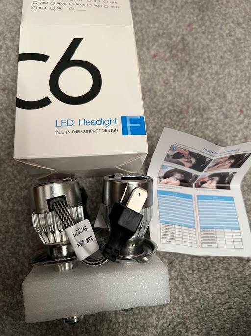 Vehicles Greater Manchester Salford - Photos for New 6000K LED Car Headlight Bulbs Set