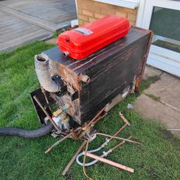 Scrap metal
Old boiler 
Cover
Copper pipes 
Old chimney flu 
Can help you lift