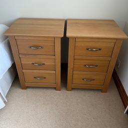 2 bedside tables
510mm wide x 435mm deep x 720mm high
Collection from Walmer or will delivery free locally