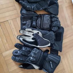 Verkaufe Motorradbekleidung für Männer. Jacke  Büse Größe 54, Hose Vanucci kurz Größe 26, 2 Paar Handschuhe Vanucci und Probike. Stiefel Größe 42 Sidi