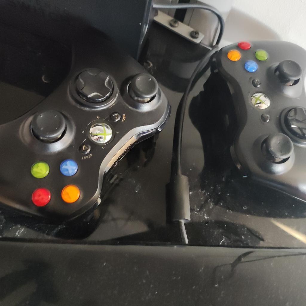 Xbox 360 Black Controllers

As shown in the photo but Just two left now

Xbox 360 controller which requires batteries with a wireless usb connector - I believe this may also connect to other devices - eg pc but only tested on Xbox 360 was purchased new. £18 no offers

Xbox 360 controller with battery pack, works but two buttons near the trigger are stiff but work with little force. £10 no offers

No Offers

Kinect and games are all extras that can be purchased individually.

*****
* Kinect with wire - £10 (looks brand new)

* Faulty wireless controller - £7 - may be an easy fix

* Games - varies from £2-£10

Prices as listed no offers
Collection only from LS17 or can be posted for extra