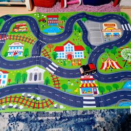 New play mat 

city scenery map with an ikea chunky car.

have a look at my other listing for bundle price discount