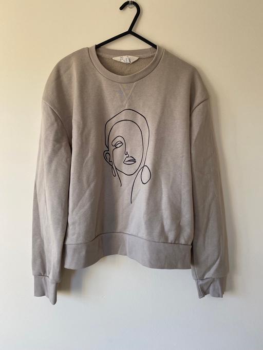 Buy & Sell Buckinghamshire Milton Keynes - Photos for Beige Line Drawing Jumper