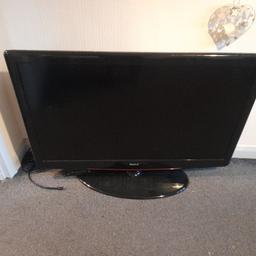 47inch tv brand is baird all in good working order got a remote with it just hasn't got the back to the batteries but they stay in anyway need it gone as daughter got a new tv now got room for scart leads and hdmi leads 