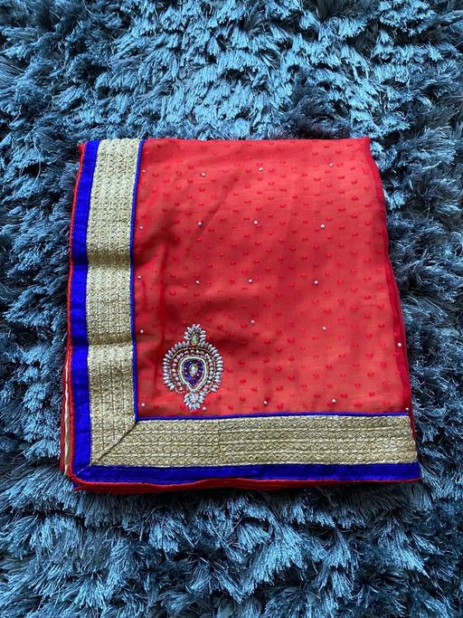 Buy & Sell West Midlands Sandwell - Photos for Crinkle Two Tone Sari