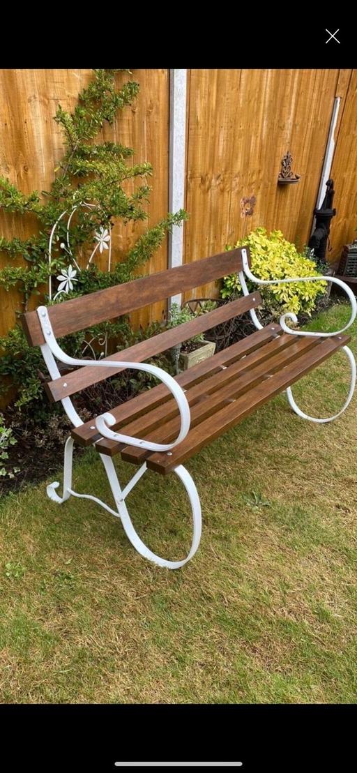 Buy & Sell West Midlands Dudley - Photos for Wrought iron strap bench