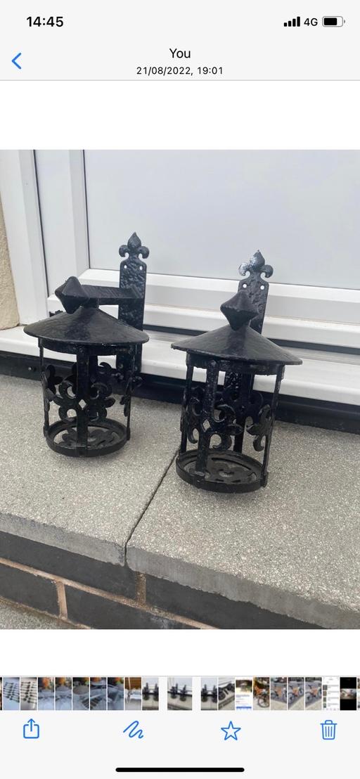 Buy & Sell West Midlands Dudley - Photos for Cast Iron, Victorian porch lights vintage