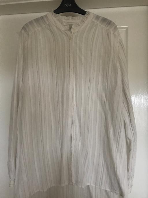 Buy & Sell West Midlands Dudley - Photos for Next blouse white with a black stripe