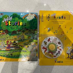 Jolly phonics story book, and phonics songs CD & book. The story book follows Inky mouse and her friends through 7 stories as they learn the main letters of English. With the CD & book they learn the jolly phonics songs and actions. Good condition. Apart from a couple marks in the song book. Buyer to collect from Bexley. Cash on collection.