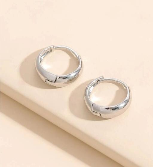 Buy & Sell Greater Manchester Rochdale - Photos for Trendy Sterling silver hoop Earrings.