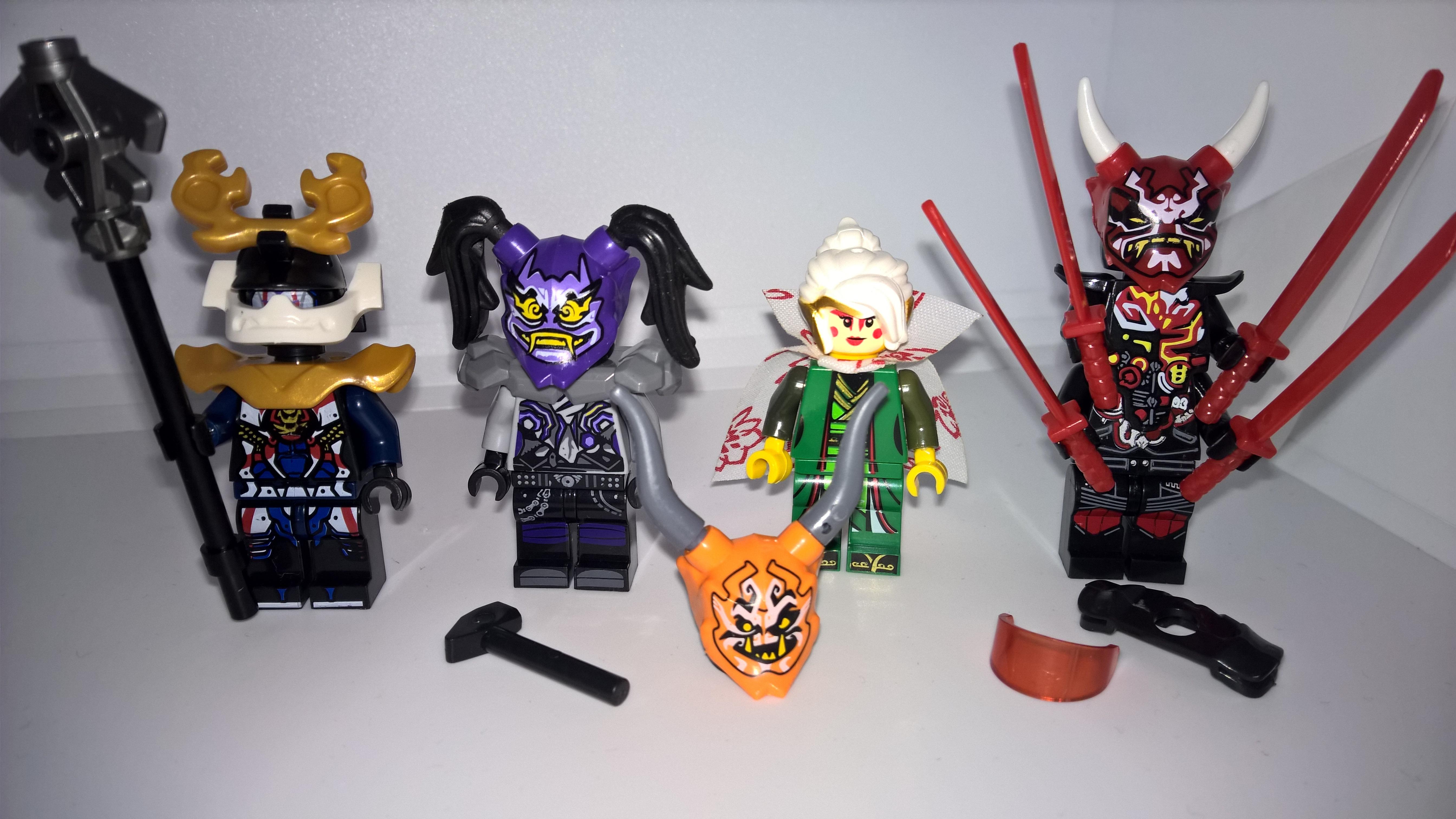Lego Ninjago Oni Masken Set mit Figuren in Scheeßel für zum Verkauf Shpock AT