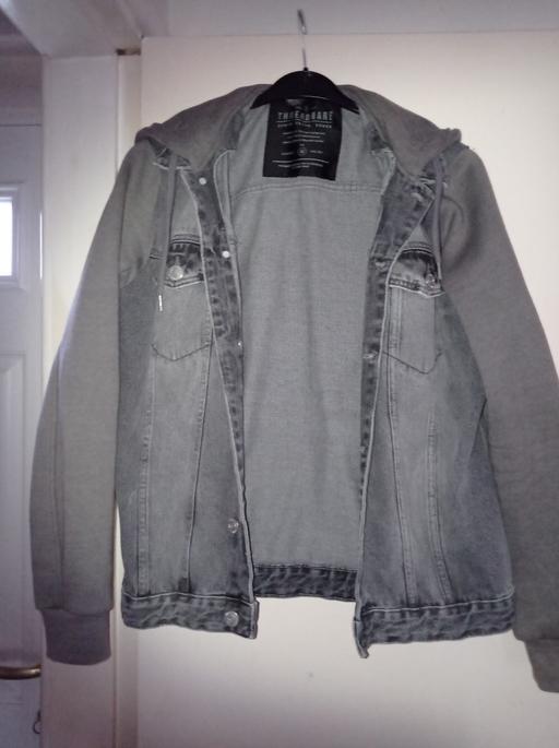 Buy & Sell Staffordshire Cannock Chase - Photos for mens grey button up denim jacket