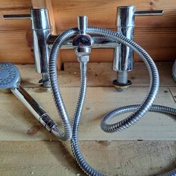 Bathroom mixer taps/shower Head. Surplus due to new Bathroom.  Excellent condition,  bargain at £20.now £15

Collection from Rhostyllen Wrexham.